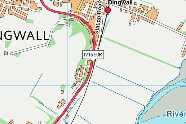 IV15 9JR map - OS VectorMap District (Ordnance Survey) IV15 9JR map - OS VectorMap District (Ordnance Survey)