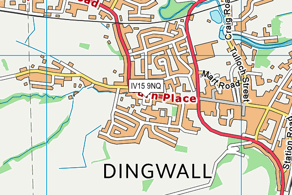 IV15 9NQ map - OS VectorMap District (Ordnance Survey) IV15 9NQ map - OS VectorMap District (Ordnance Survey)
