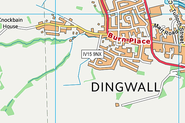 IV15 9NX map - OS VectorMap District (Ordnance Survey) IV15 9NX map - OS VectorMap District (Ordnance Survey)