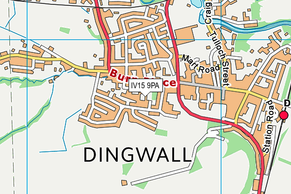 IV15 9PA map - OS VectorMap District (Ordnance Survey)
