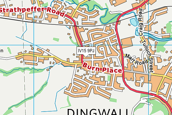 IV15 9PJ map - OS VectorMap District (Ordnance Survey) IV15 9PJ map - OS VectorMap District (Ordnance Survey)