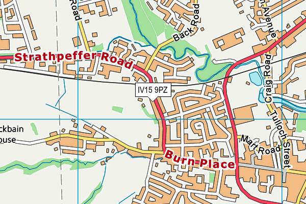 IV15 9PZ map - OS VectorMap District (Ordnance Survey) IV15 9PZ map - OS VectorMap District (Ordnance Survey)