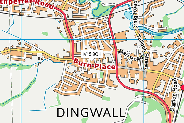 IV15 9QH map - OS VectorMap District (Ordnance Survey) IV15 9QH map - OS VectorMap District (Ordnance Survey)