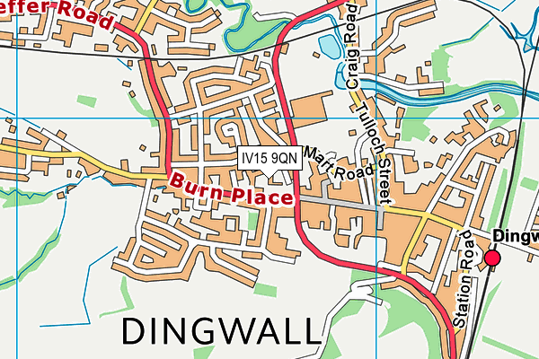 IV15 9QN map - OS VectorMap District (Ordnance Survey) IV15 9QN map - OS VectorMap District (Ordnance Survey)