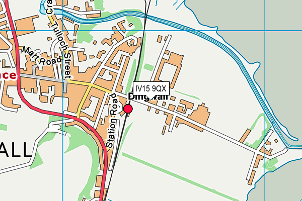 IV15 9QX map - OS VectorMap District (Ordnance Survey) IV15 9QX map - OS VectorMap District (Ordnance Survey)