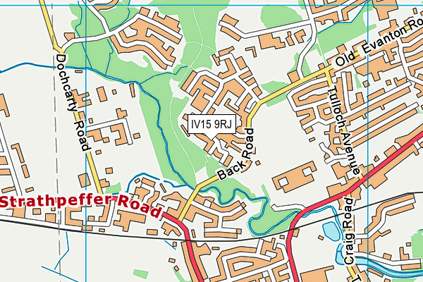 IV15 9RJ map - OS VectorMap District (Ordnance Survey) IV15 9RJ map - OS VectorMap District (Ordnance Survey)