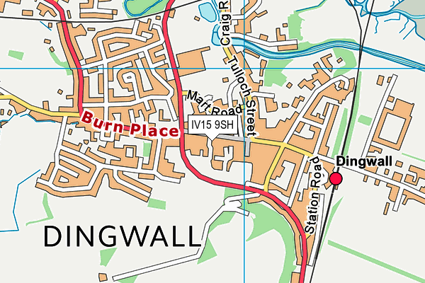 IV15 9SH map - OS VectorMap District (Ordnance Survey) IV15 9SH map - OS VectorMap District (Ordnance Survey)