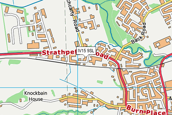 IV15 9SL map - OS VectorMap District (Ordnance Survey)