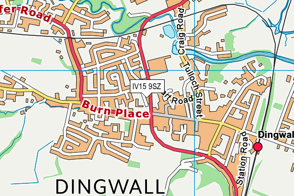 IV15 9SZ map - OS VectorMap District (Ordnance Survey) IV15 9SZ map - OS VectorMap District (Ordnance Survey)