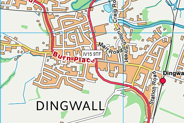 IV15 9TF map - OS VectorMap District (Ordnance Survey) IV15 9TF map - OS VectorMap District (Ordnance Survey)