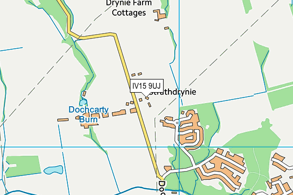 IV15 9UJ map - OS VectorMap District (Ordnance Survey) IV15 9UJ map - OS VectorMap District (Ordnance Survey)