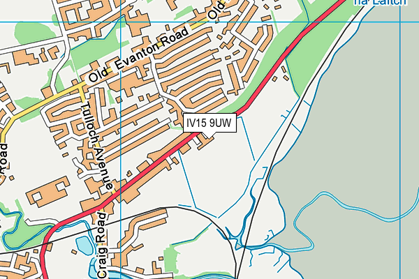 IV15 9UW map - OS VectorMap District (Ordnance Survey) IV15 9UW map - OS VectorMap District (Ordnance Survey)