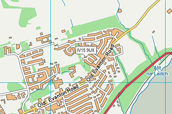 IV15 9UX map - OS VectorMap District (Ordnance Survey) IV15 9UX map - OS VectorMap District (Ordnance Survey)