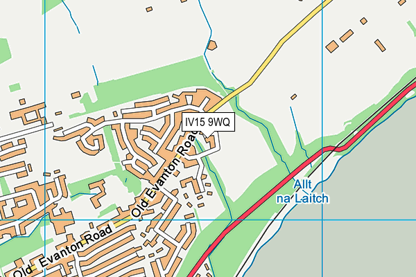 IV15 9WQ map - OS VectorMap District (Ordnance Survey) IV15 9WQ map - OS VectorMap District (Ordnance Survey)