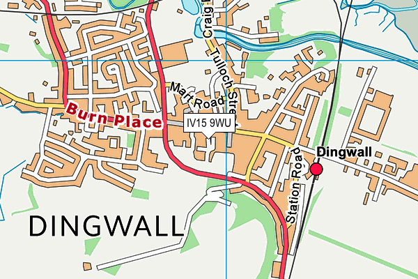 IV15 9WU map - OS VectorMap District (Ordnance Survey) IV15 9WU map - OS VectorMap District (Ordnance Survey)