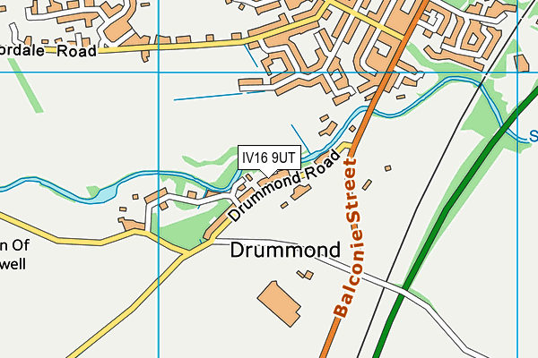 IV16 9UT map - OS VectorMap District (Ordnance Survey) IV16 9UT map - OS VectorMap District (Ordnance Survey)
