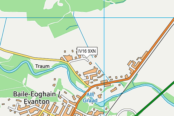 IV16 9XN map - OS VectorMap District (Ordnance Survey) IV16 9XN map - OS VectorMap District (Ordnance Survey)