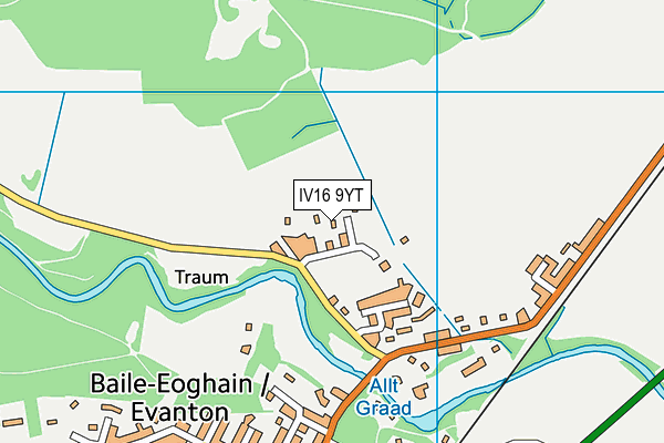 IV16 9YT map - OS VectorMap District (Ordnance Survey) IV16 9YT map - OS VectorMap District (Ordnance Survey)