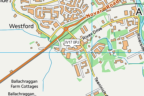 IV17 0PJ map - OS VectorMap District (Ordnance Survey) IV17 0PJ map - OS VectorMap District (Ordnance Survey)