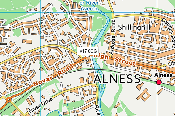 IV17 0QG map - OS VectorMap District (Ordnance Survey) IV17 0QG map - OS VectorMap District (Ordnance Survey)