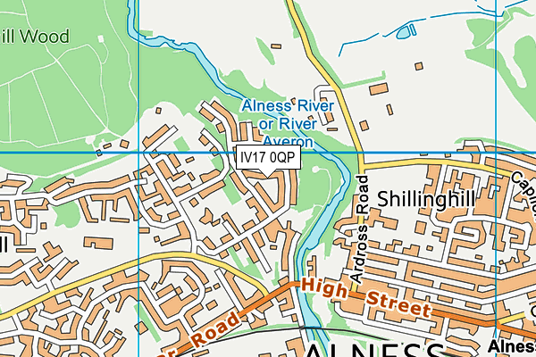 IV17 0QP map - OS VectorMap District (Ordnance Survey) IV17 0QP map - OS VectorMap District (Ordnance Survey)