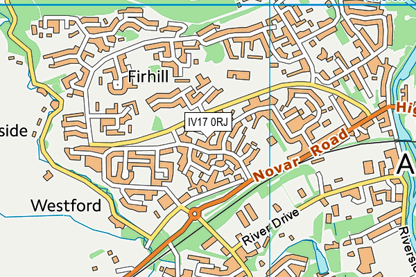 IV17 0RJ map - OS VectorMap District (Ordnance Survey) IV17 0RJ map - OS VectorMap District (Ordnance Survey)