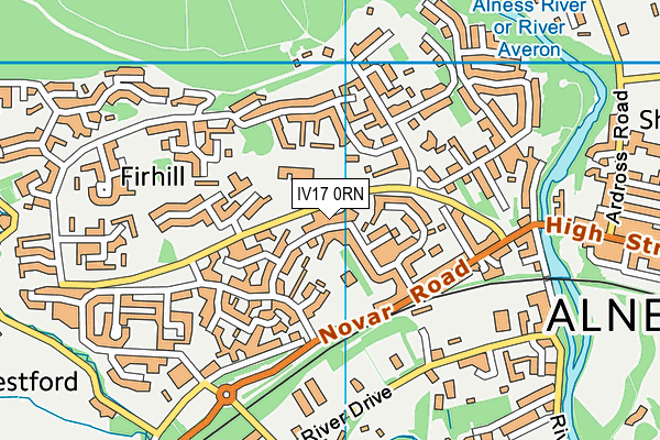 IV17 0RN map - OS VectorMap District (Ordnance Survey) IV17 0RN map - OS VectorMap District (Ordnance Survey)