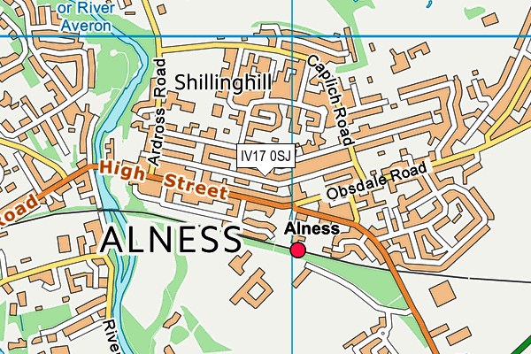 IV17 0SJ map - OS VectorMap District (Ordnance Survey) IV17 0SJ map - OS VectorMap District (Ordnance Survey)