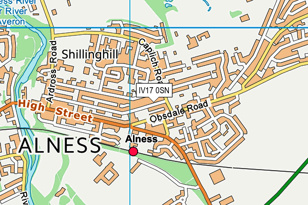 IV17 0SN map - OS VectorMap District (Ordnance Survey) IV17 0SN map - OS VectorMap District (Ordnance Survey)