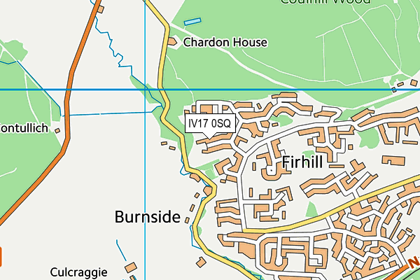 IV17 0SQ map - OS VectorMap District (Ordnance Survey) IV17 0SQ map - OS VectorMap District (Ordnance Survey)