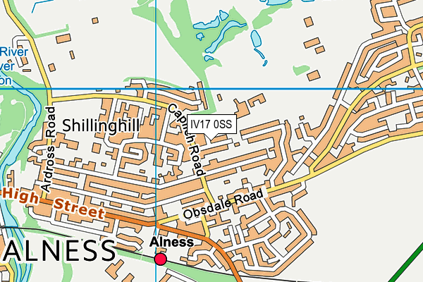 IV17 0SS map - OS VectorMap District (Ordnance Survey) IV17 0SS map - OS VectorMap District (Ordnance Survey)