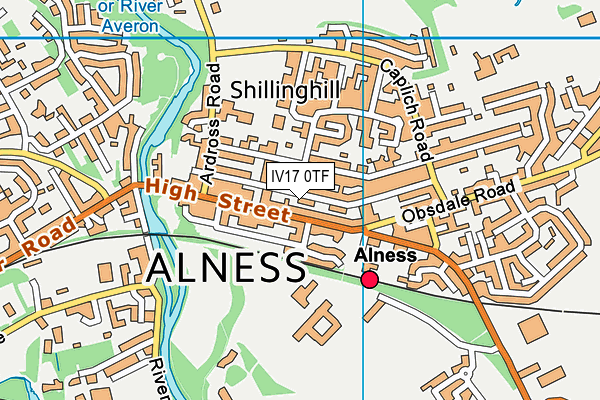 IV17 0TF map - OS VectorMap District (Ordnance Survey) IV17 0TF map - OS VectorMap District (Ordnance Survey)