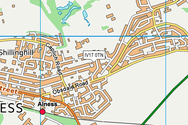 IV17 0TN map - OS VectorMap District (Ordnance Survey) IV17 0TN map - OS VectorMap District (Ordnance Survey)