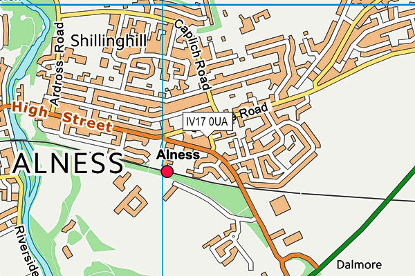 IV17 0UA map - OS VectorMap District (Ordnance Survey) IV17 0UA map - OS VectorMap District (Ordnance Survey)