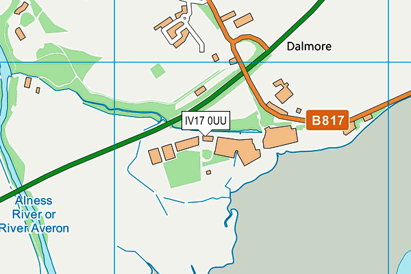 IV17 0UU map - OS VectorMap District (Ordnance Survey) IV17 0UU map - OS VectorMap District (Ordnance Survey)