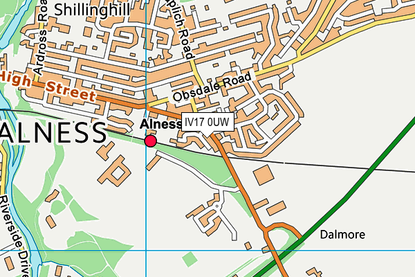 IV17 0UW map - OS VectorMap District (Ordnance Survey) IV17 0UW map - OS VectorMap District (Ordnance Survey)
