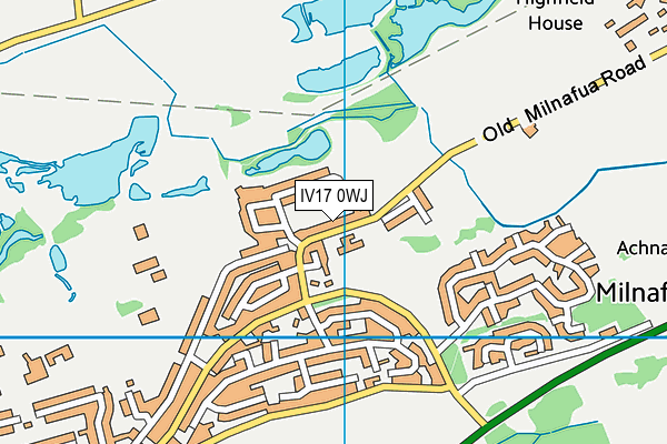 IV17 0WJ map - OS VectorMap District (Ordnance Survey) IV17 0WJ map - OS VectorMap District (Ordnance Survey)
