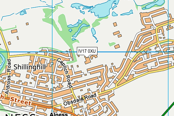 IV17 0XU map - OS VectorMap District (Ordnance Survey) IV17 0XU map - OS VectorMap District (Ordnance Survey)