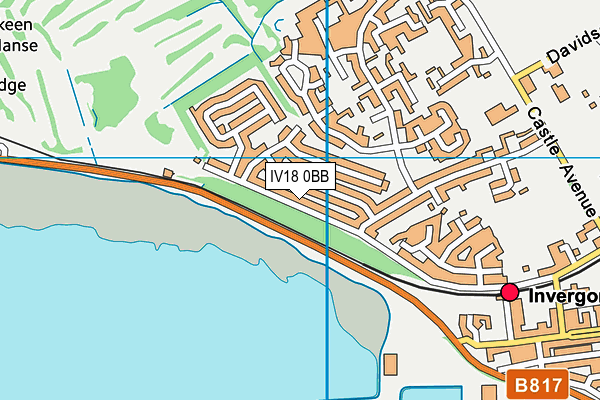IV18 0BB map - OS VectorMap District (Ordnance Survey) IV18 0BB map - OS VectorMap District (Ordnance Survey)