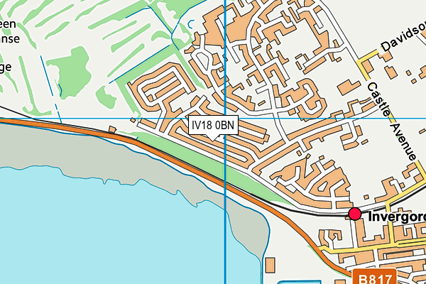 IV18 0BN map - OS VectorMap District (Ordnance Survey) IV18 0BN map - OS VectorMap District (Ordnance Survey)