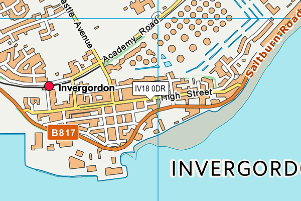IV18 0DR map - OS VectorMap District (Ordnance Survey) IV18 0DR map - OS VectorMap District (Ordnance Survey)