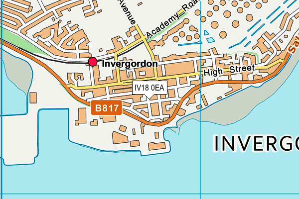 IV18 0EA map - OS VectorMap District (Ordnance Survey) IV18 0EA map - OS VectorMap District (Ordnance Survey)