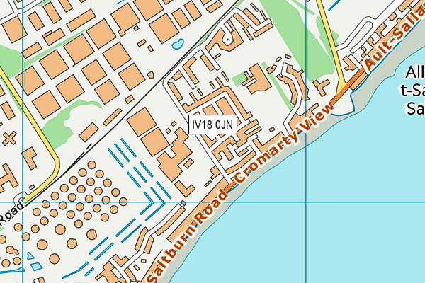 IV18 0JN map - OS VectorMap District (Ordnance Survey) IV18 0JN map - OS VectorMap District (Ordnance Survey)