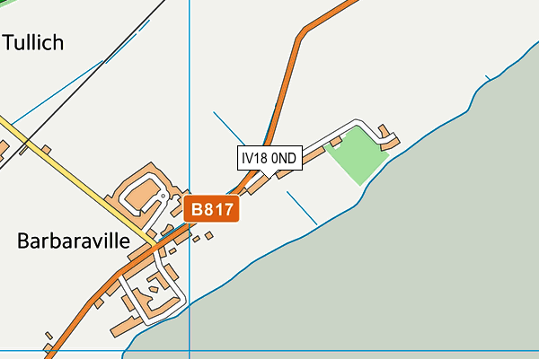 IV18 0ND map - OS VectorMap District (Ordnance Survey) IV18 0ND map - OS VectorMap District (Ordnance Survey)