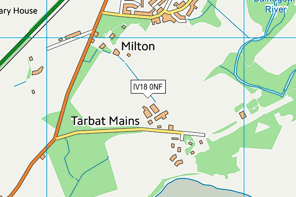 IV18 0NF map - OS VectorMap District (Ordnance Survey) IV18 0NF map - OS VectorMap District (Ordnance Survey)