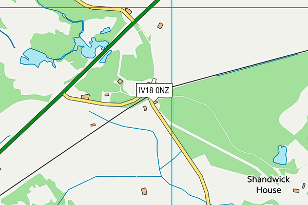 IV18 0NZ map - OS VectorMap District (Ordnance Survey) IV18 0NZ map - OS VectorMap District (Ordnance Survey)