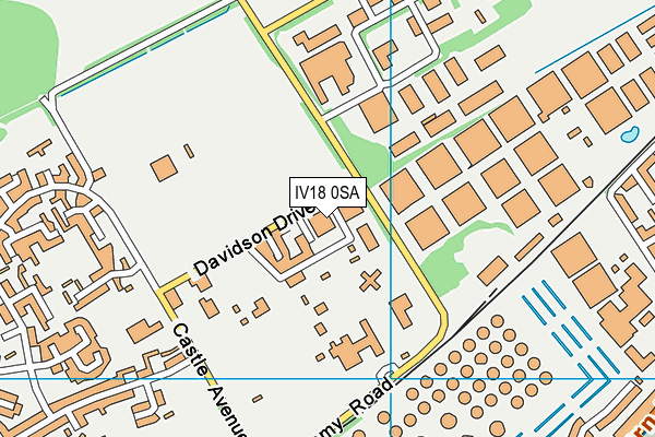 IV18 0SA map - OS VectorMap District (Ordnance Survey) IV18 0SA map - OS VectorMap District (Ordnance Survey)