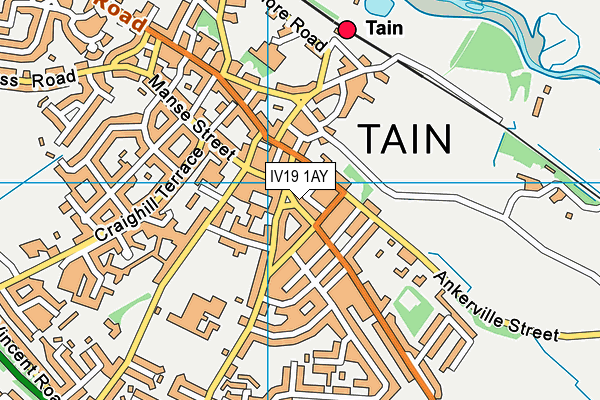 IV19 1AY map - OS VectorMap District (Ordnance Survey) IV19 1AY map - OS VectorMap District (Ordnance Survey)