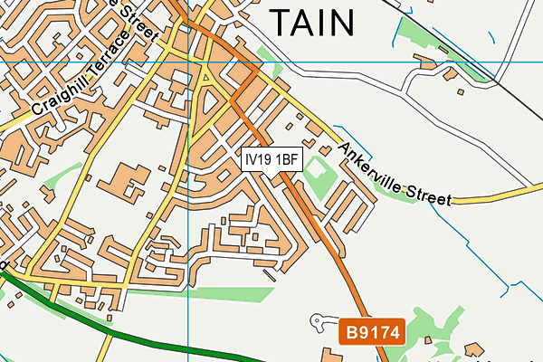 IV19 1BF map - OS VectorMap District (Ordnance Survey) IV19 1BF map - OS VectorMap District (Ordnance Survey)