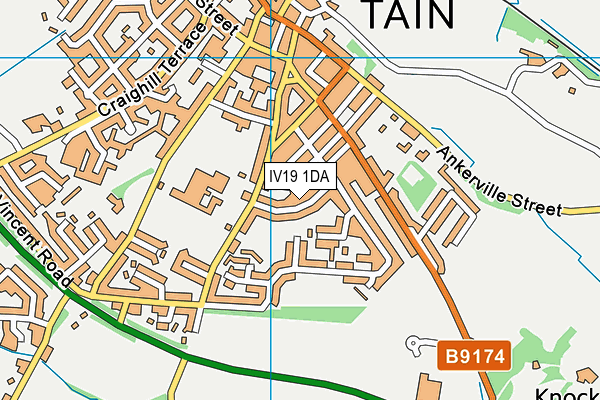 IV19 1DA map - OS VectorMap District (Ordnance Survey) IV19 1DA map - OS VectorMap District (Ordnance Survey)